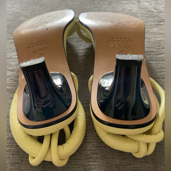 Isabel Marant Butter Yellow Kitten Heel - Picture 6 of 10